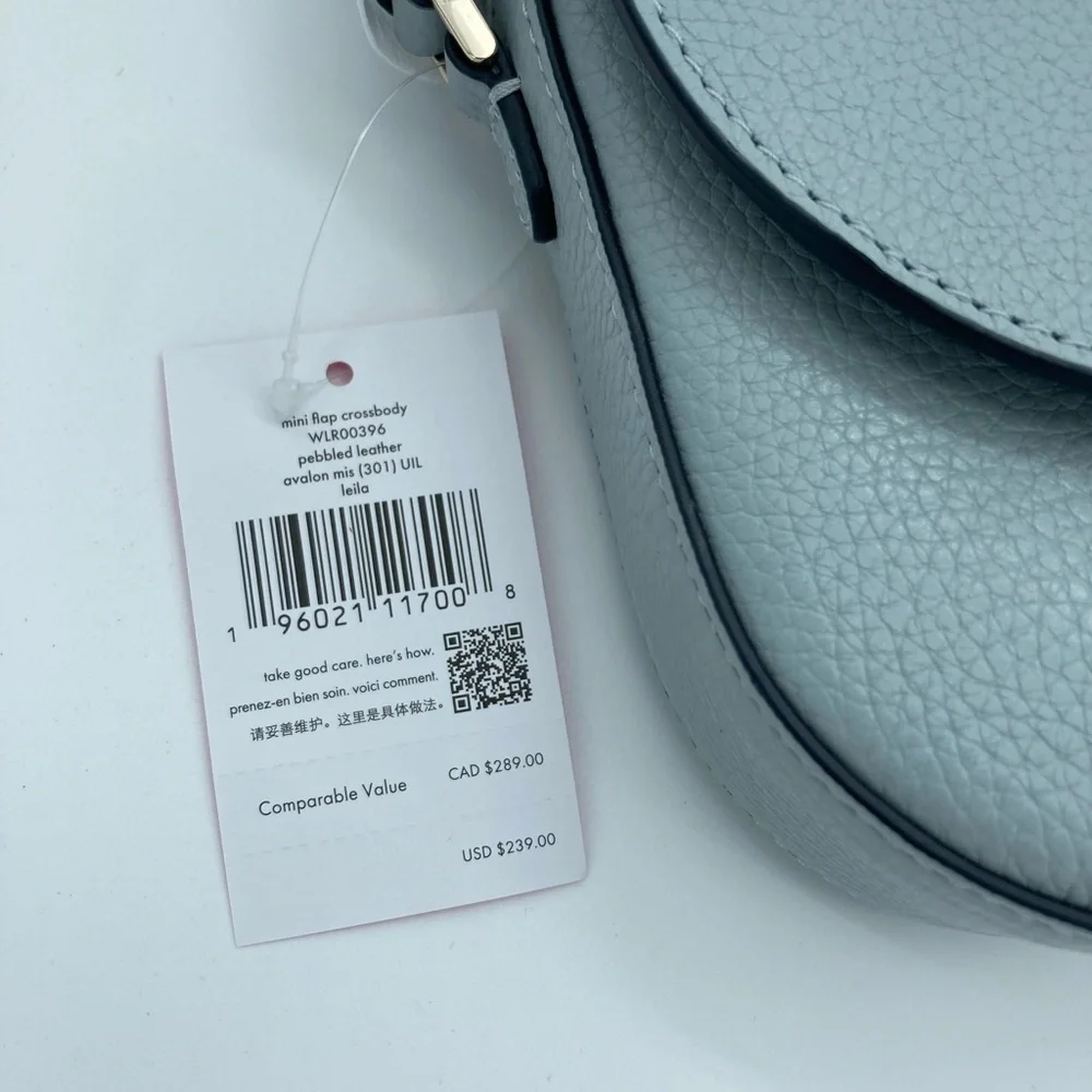 NWT KATE SPADE LEILA MINI FLAP CROSSBODY BAG
